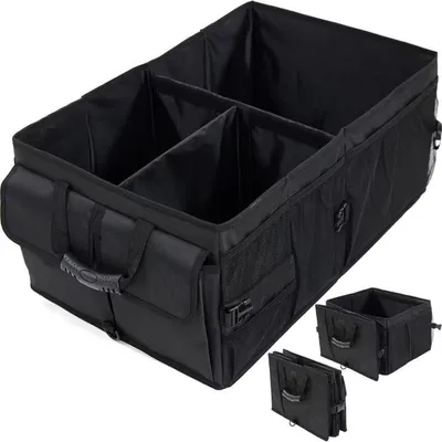 Image de Organisateur de coffre 45L, pliable, stable, étanche, noir
