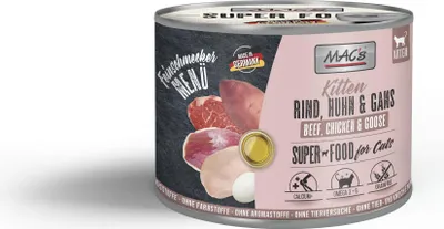 Produktbild von MAC's CAT - Feinschmecker Dose 6x200g | Rind, Huhn & Gans