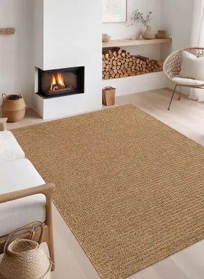 Produktbild von Conceptum Hypnose, Hochwertiger Teppich 80x150 cm, Beige, 100% Polypropylen, 1600 g/m²