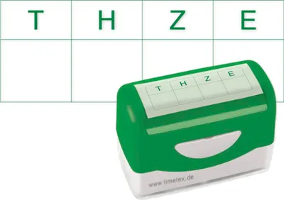 Produktbild von TimeTEX Siebdruck-Stempel "Perpetuum", "Stellenwert"