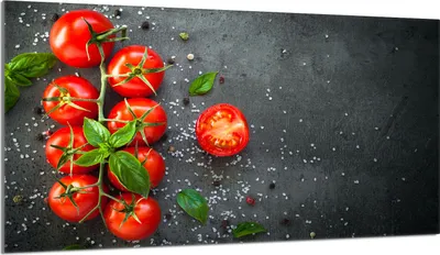 Produktbild von Glas-Herdplattenschutz 90x52 Tomaten