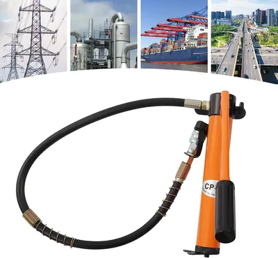Zdjęcie produktu dla CP-180 Hydrauliczna pompa ręczna z wysokociśnieniowym przewodem olejowym 350cc Ręczna pompa hydrauliczna