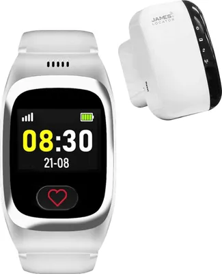 Produktbild von James B8 Senioren Smartwatch Notrufuhr SOS Knopf & GPS Sturzerkennung Telefon