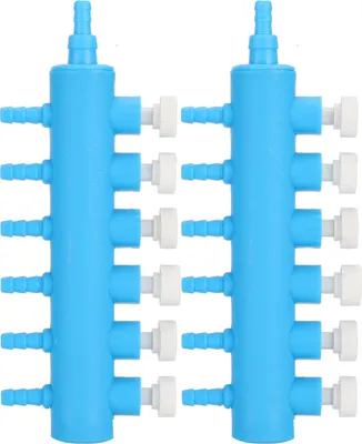 Obrázek produktu pro 2ks Fish Tank Air Splitter Air Pipe Distributor Akvárium Kyslíkové čerpadlo Adaptér Accessory6 Way