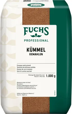 Produktbild von Fuchs Professional Kümmel gemahlen derb würzig leicht bitter 1000g