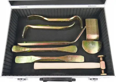 Immagine prodotto di Set di utensili da fabbro per carrozzeria, 8 pezzi, acciaio