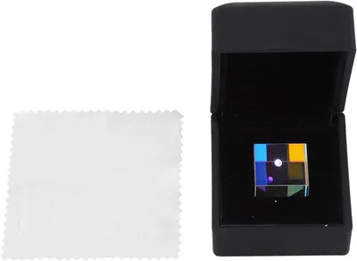 Productafbeelding van Optisch glas zeszijdig helder licht combineer 23 x23 x - 23mm Optisch Glas Prisma Kubus Gebrandschilderd