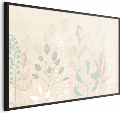 Produktbild von Posterpapier Poster - Pastel-Beige Meadow 30x21 cm Blätter e-A-10130-ao-a