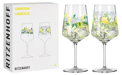 Produktbild von Ritzenhoff Sommertau Limoncello Aperitifglas Set 2-tlg. 544 ml Kristallglas