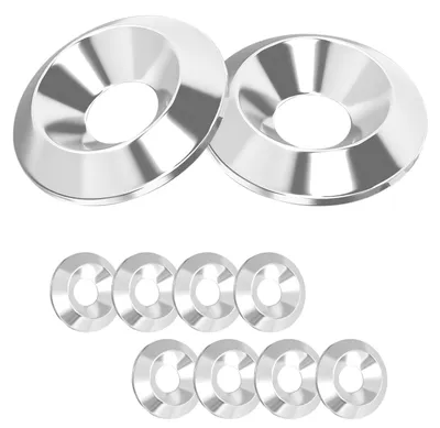 Productafbeelding van 10 ringvormige moeren, roestvrij staal, M8 x 25 mm