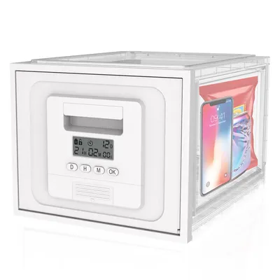 Immagine prodotto di Cassaforte telefonica domestica Fleau con chiusura a tempo - Focus Box - cassaforte da cucina - autodisciplina - smettere di fumare - cassaforte