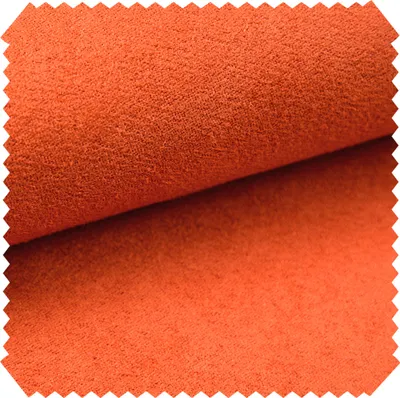 Produktbild von novely® ALPEN Polsterstoff im Wildleder-Look - Velours-Microfaser-Möbelstoff - Pflegeleichte Meterware 1lfm - Farbe: 48/46 Rot-Orange
