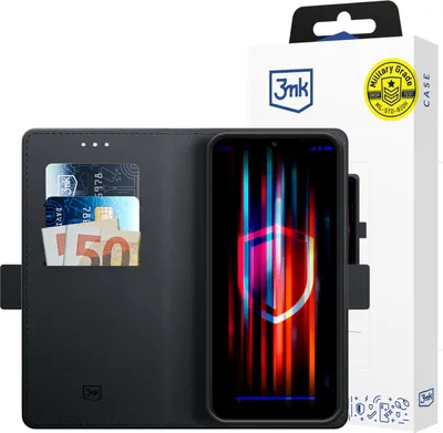 Productafbeelding van 3MK Telefoontas, portemonneetje, voor Samsung, Galaxy A15 5G, 16,5 cm (6,5 inch), zwart