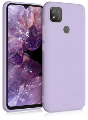 Produktbild von kwmobile Handyhülle für Xiaomi Redmi 9C Hülle - TPU Case - Kabelloses Laden - Schutzhülle Cover in Lavendel