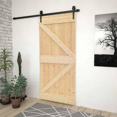 Produktbild von Tür NARVIK Natur 90x210 cm Massivkiefer - Zimmertüren  C1503