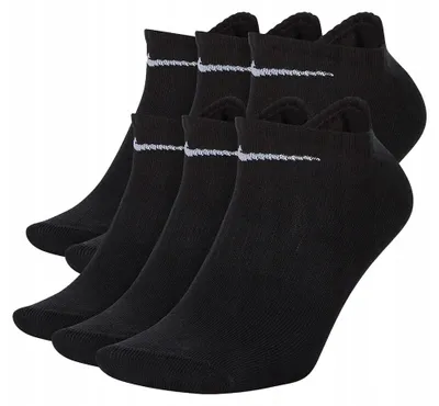 Immagine prodotto di Nike - Calzini invisibili da uomo - Uso quotidiano (confezione da 6) PP1428 (39,5 EU - 42 EU) (Nero)