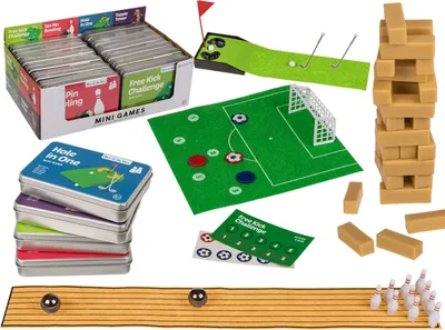 Produktbild von OOTB Mini-Spiele in Dose ca. 12 x 8 cm