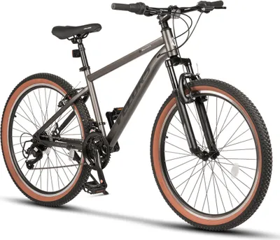 Produktbild von Mountainbike 26, 27.5 Zoll Fahrrad für Herren Damen, Mädchen und Jungen 21 Gang, Kettenschaltung, Hochwertiger Rahmen, Jugendfahrrad MTB Hardtail Fahrrad