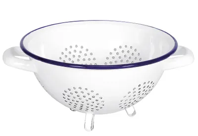 Produktbild von Krüger Standseiher Ø22cm Emaille, weiß
