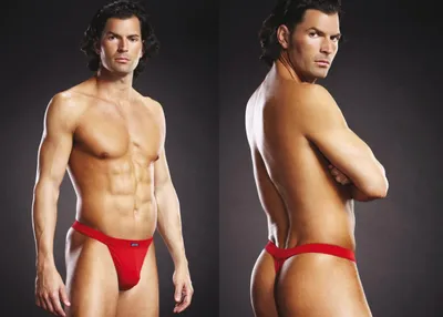 Image de Blue Line Performance Microfiber Thong Rot S/M