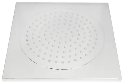 Obrázek produktu pro Nerezová stropní sprcha, ultraplochá sprchová hlavice pro relaxační proud vody, rozměry 370 x 370 x 15 mm