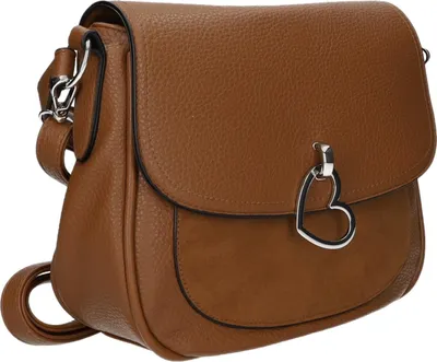 Produktbild von Abendtasche Überschlagtasche Braun 27x21x8 cm mit abnehmbarem Schultergurt Serie AW25/G2/S1-BR