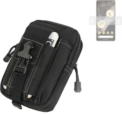 Produktbild von K-S-Trade Gürtel Tasche kompatibel mit Google Pixel 7 Pro Gürteltasche Holster Schutz Hülle Handy Hülle Smartphone outdoor Handy-Hülle schwarz