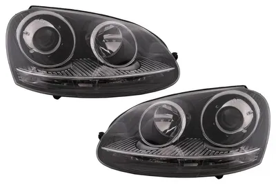 Produktbild von Scheinwerfer für VW Golf 5 V 03-07 Jetta 05-10 GTI R32 Xenon Look Chrom.