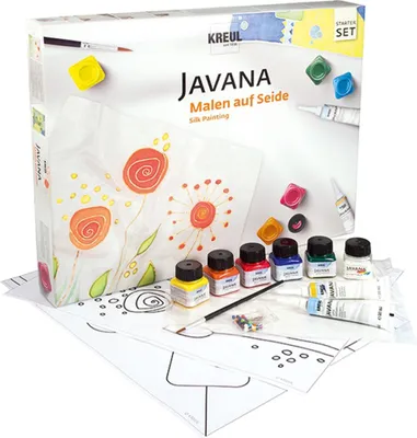 Zdjęcie produktu dla KREUL farba do jedwabiu JAVANA, pudełko z farbą do jedwabiu