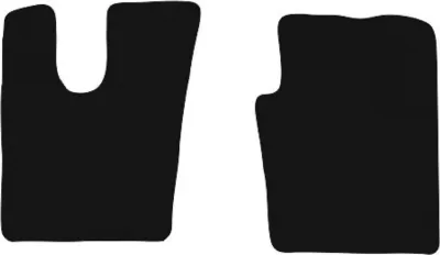 Immagine prodotto di Tappetini in velluto per Scania R (2018-, camion) neri, set 2 pz, con fissaggi