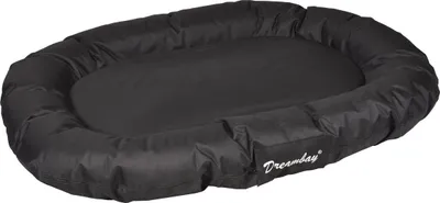 Produktbild von Flamingo Kissen Dreambay oval schwarz, Maße: 140 x 105 x 17 cm