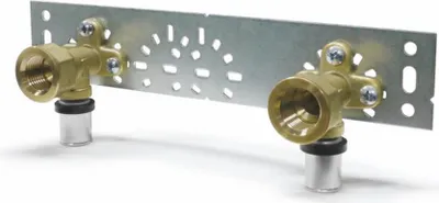 Obrázok produktu pre Nástenné kotúče na lisovanie + montážna doska, veľkosť 16x2, rozstup 73 - 153 mm
