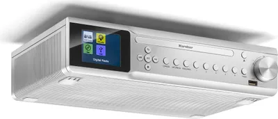 Produktbild von Karcher RA 2060D-S Küchenradio (CD-Player, DAB+ / UKW Radio, Bluetooth, Timer, Fernbedienung)
