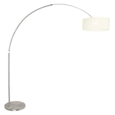 Immagine prodotto di Steinhauer - lampada da terra - Sparkled Light - acciaio - metallo tessuto - lampada ad arco - E27 - 9903ST