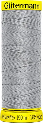 Image de Gütermann Maraflex, n° 120, pour des coutures très élastiques, 150 m, gris clair