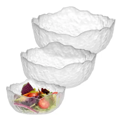 Produktbild von Fine Life Pro Schale Schalen-Set (3-tlg), Glasschüssel 3er Set, Obstschale, Spülmaschinengeeignet