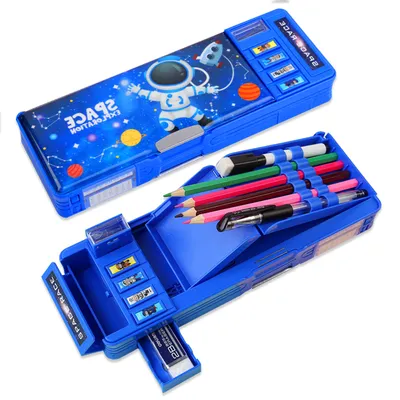 Produktbild von Federmäppchen multifunktional, Cartoon-Design, 1 Stück, für die Schule