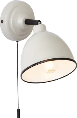 Produktbild von BRILLIANT Wandleuchte Telio | dekorative Wandleuchte | Metall | grau | Kopf schwenkbar | Zugschalter | 1x E14 max. 28 W
