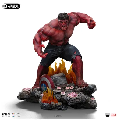 Produktbild von Iron Studios Figur: Red Hulk – Captain America: Brave New World – Art Scale 1/10 – 24 cm