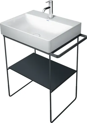 Produktbild von Duravit Glaseinleger DURASQUARE für Metallkonsole 003101/102 schwarz