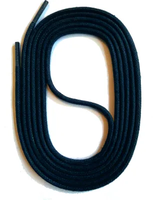 Produktbild von SNORS gewachste Schnürsenkel rund - DUNKELBLAU - 3mm - 130cm