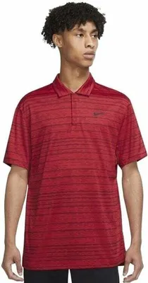 Produktbild von Nike Dri-Fit Tiger Woods Advantage Stripe Red/Black/Black M Polo-Shirt