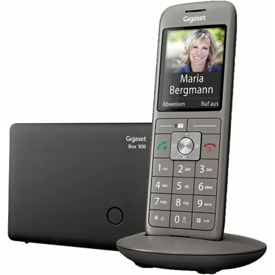 Produktbild von Gigaset CL 660, DECT-Telefon, Kabelloses Mobilteil, Freisprecheinrichtung, 400 Eintragungen, Anthrazit, Schwarz