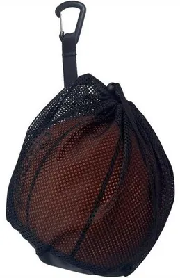 Zdjęcie produktu dla Torba na sprzęt sportowy – z siatkową powłoką – z zamkiem błyskawicznym, przeznaczona do koszykówki, piłki nożnej i siatkówki.