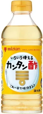 Immagine prodotto di Mizkan | Aceto con spezie Kantan-su - 500 ml - Gusto giapponese - Piccante - Ingredienti sulla confezione