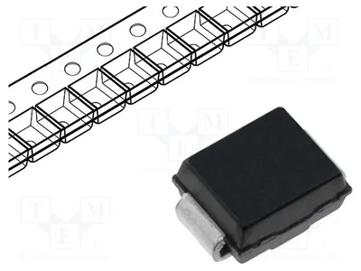 Produktbild von Diode: Gleichrichterdiode Schottky; SMD; 100V; 2A; SMB B2100-13-F Schottkydioden SMD