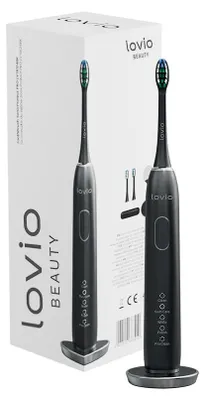 Imagen del producto de Cepillo de dientes eléctrico Lovio SonicProtect PRO, color negro, modelo LVTB124BK