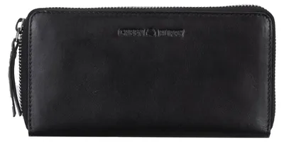 Produktbild von GREENBURRY Leder Geldbörse Colombiana Long RV-Lady Wallet RFID Black schwarz