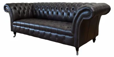 Produktbild von Chesterfield Design Luxus Polster Sofa Modern Couch Sitz Leder Lederosfa