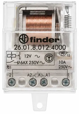 Immagine prodotto di Finder Relè Impulsi Unipolare 12V Ac 1No 10A 230V